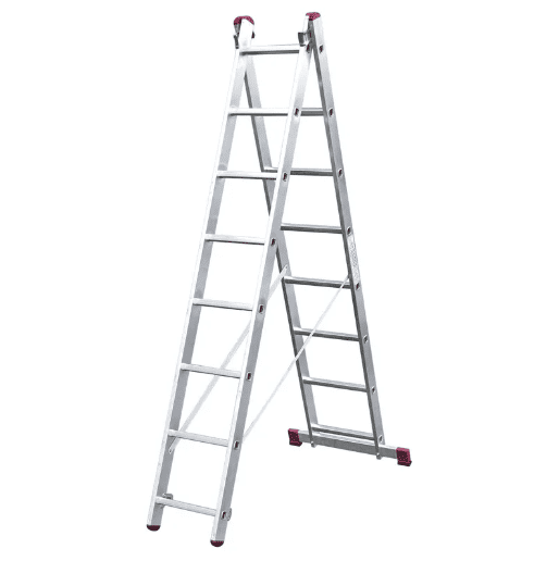 Лестница двухсекционная универсальная KRAUSE CORDA 2x8