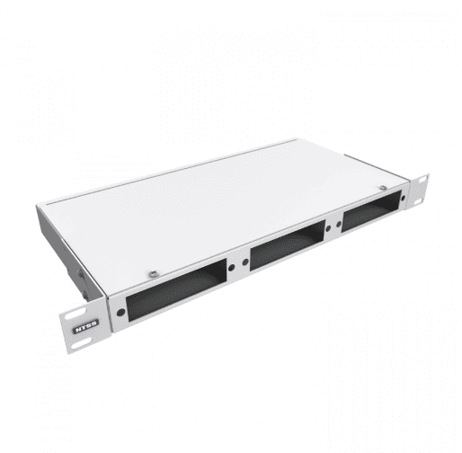 Кросс NTSS 19'' 1U, 2×LC/UPC Duplex, 50/125 мкм OM3, комплект, серый RAL 7035
