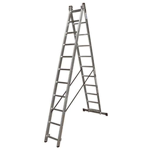 Лестница двухсекционная универсальная KRAUSE CORDA 2x11