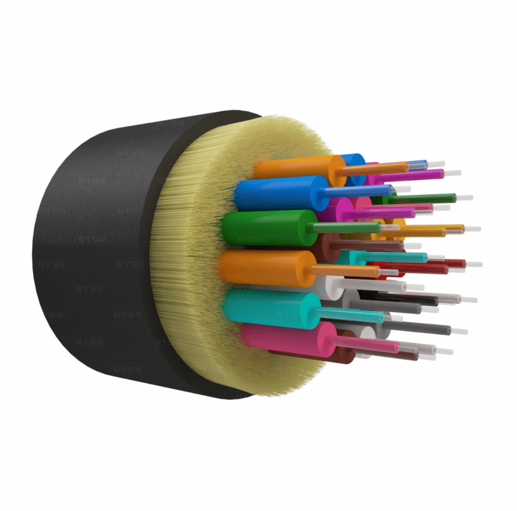 Оптический кабель NTSS, распределительный, 24 волокна OM3, LSZH, черный