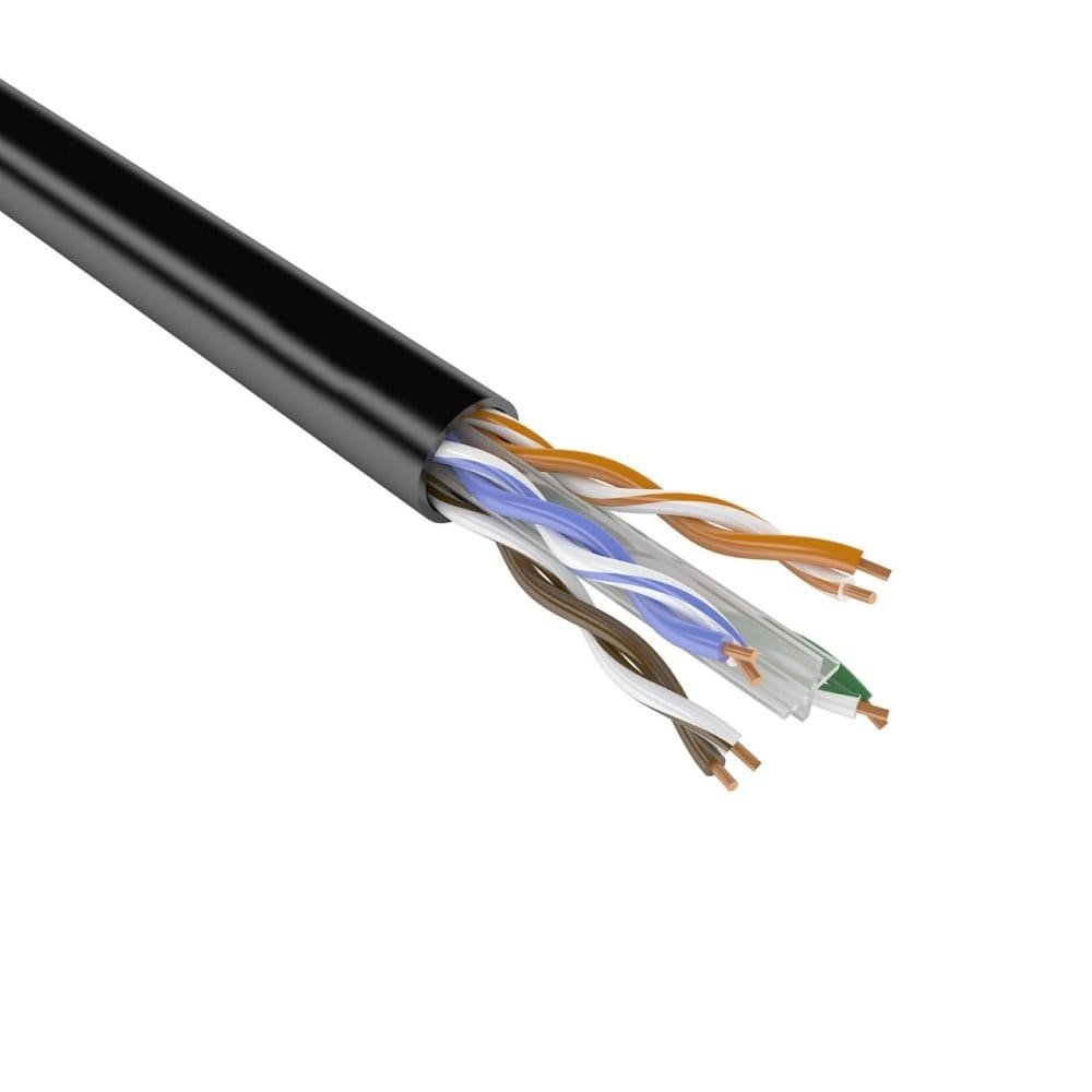 Кабель сетевой UTP CAT6 4 пары 0,574 мм медный ПВП, внешний (Outdoor), COMTEQ