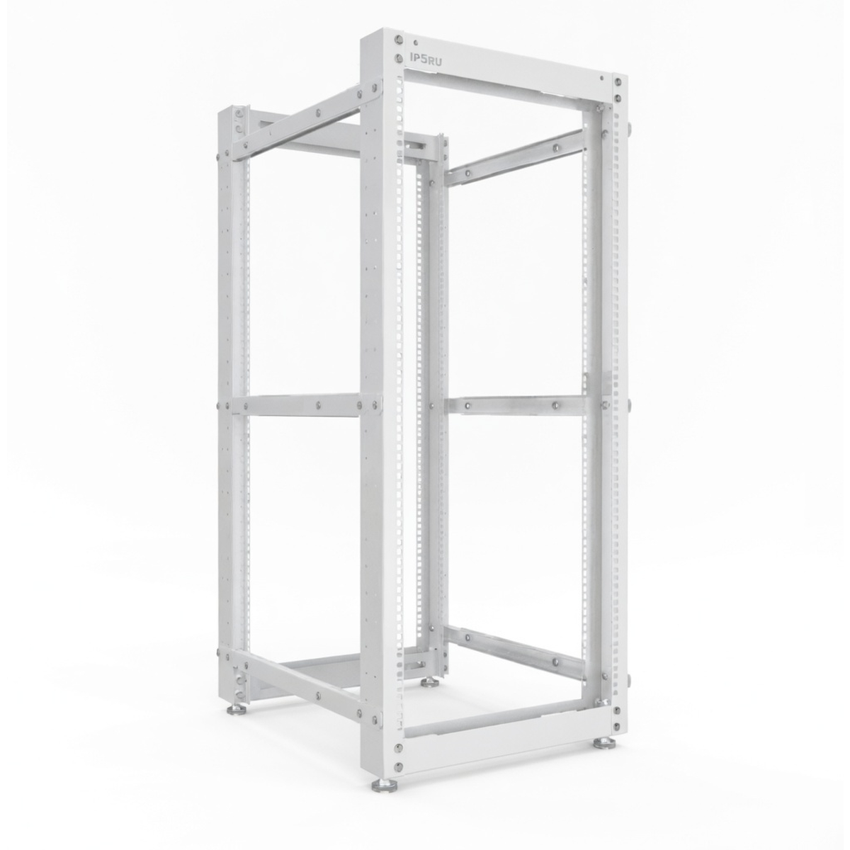 Стойка серверная двухрамная 19" 33U NTSS OR 600-1000 мм напольная с комплектом ножек, цвет серый RAL 7035