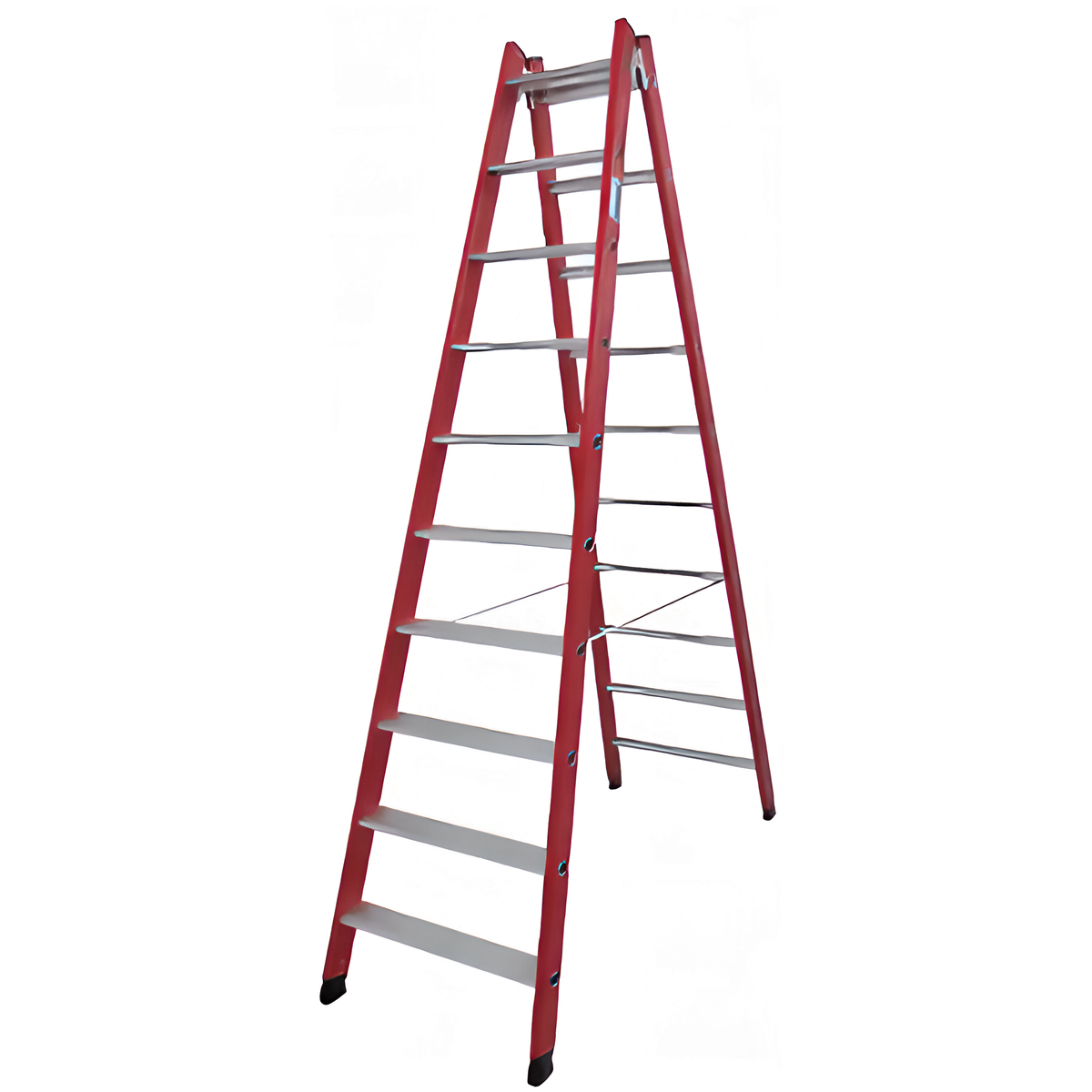 Диэлектрическая двухсторонняя стремянка Krause 2х10