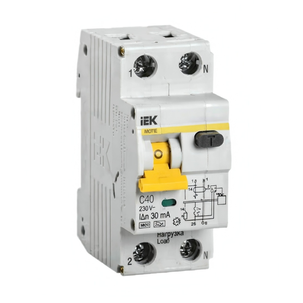 Автоматический выключатель дифференциального тока АВДТ32 C40