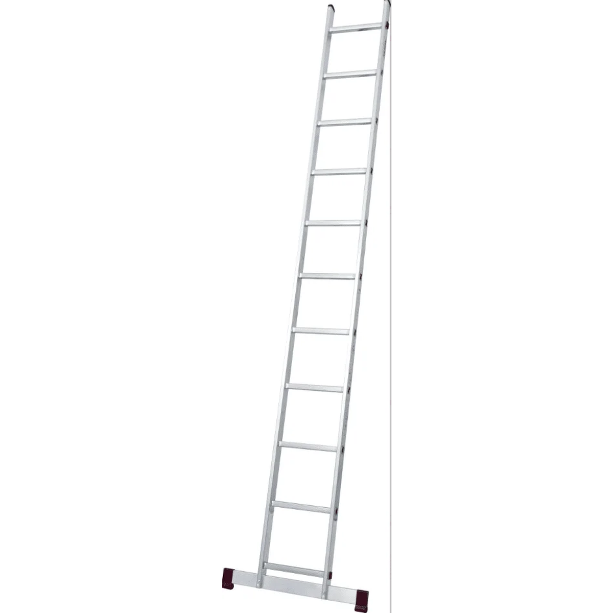 Приставная алюминиевая лестница KRAUSE CORDA 1×11 с траверсой