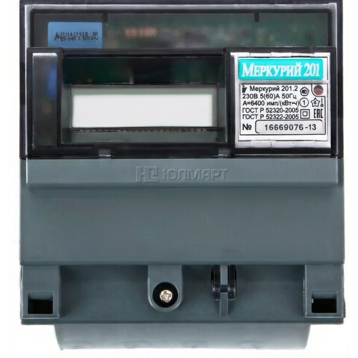 Счетчик электроэнергии Меркурий-201.2, однофазный, цифровой