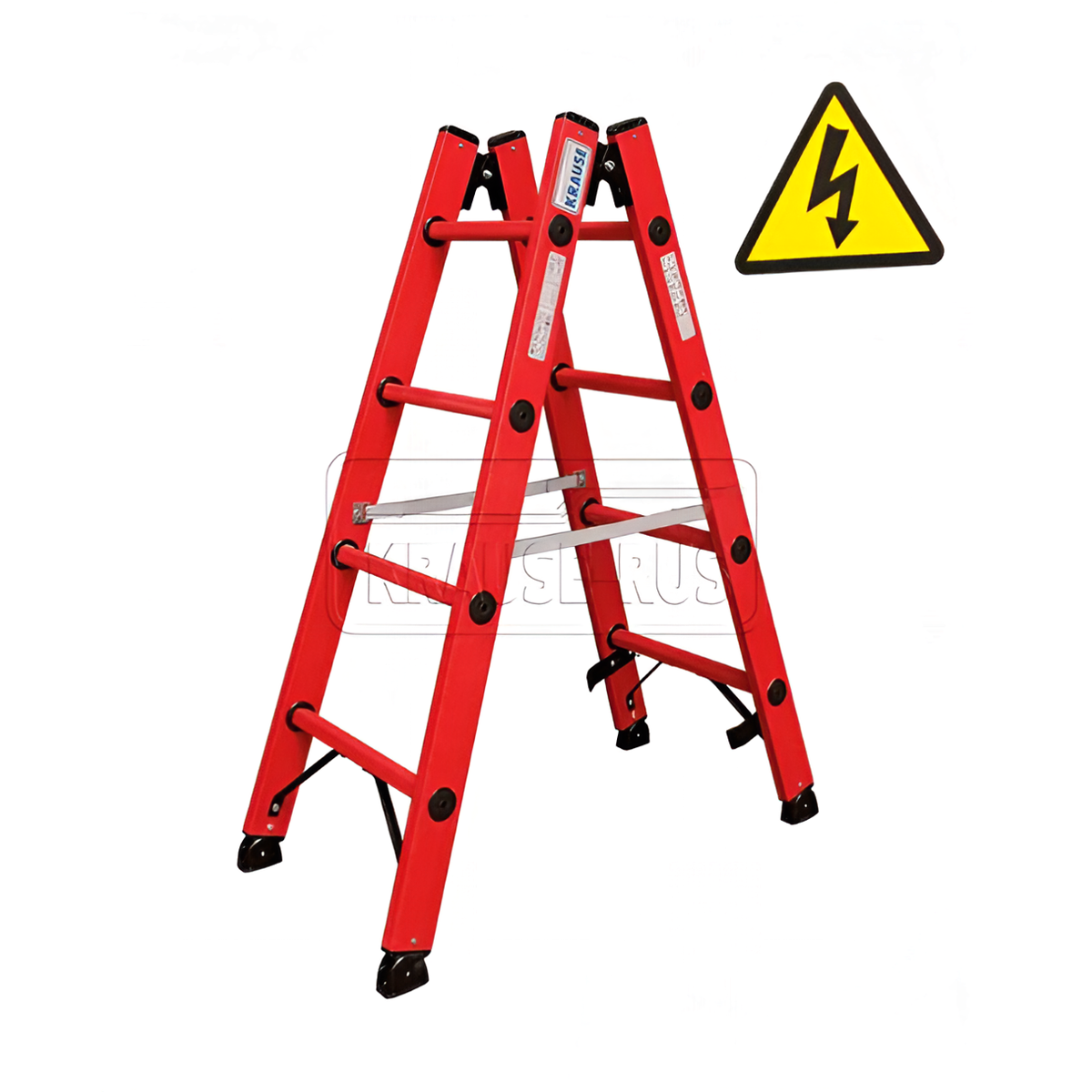 Диэлектрическая двухсторонняя стремянка Krause 2x6