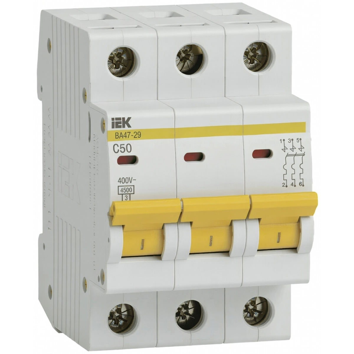 Автоматический выключатель 3Р ВА47-29 50 А