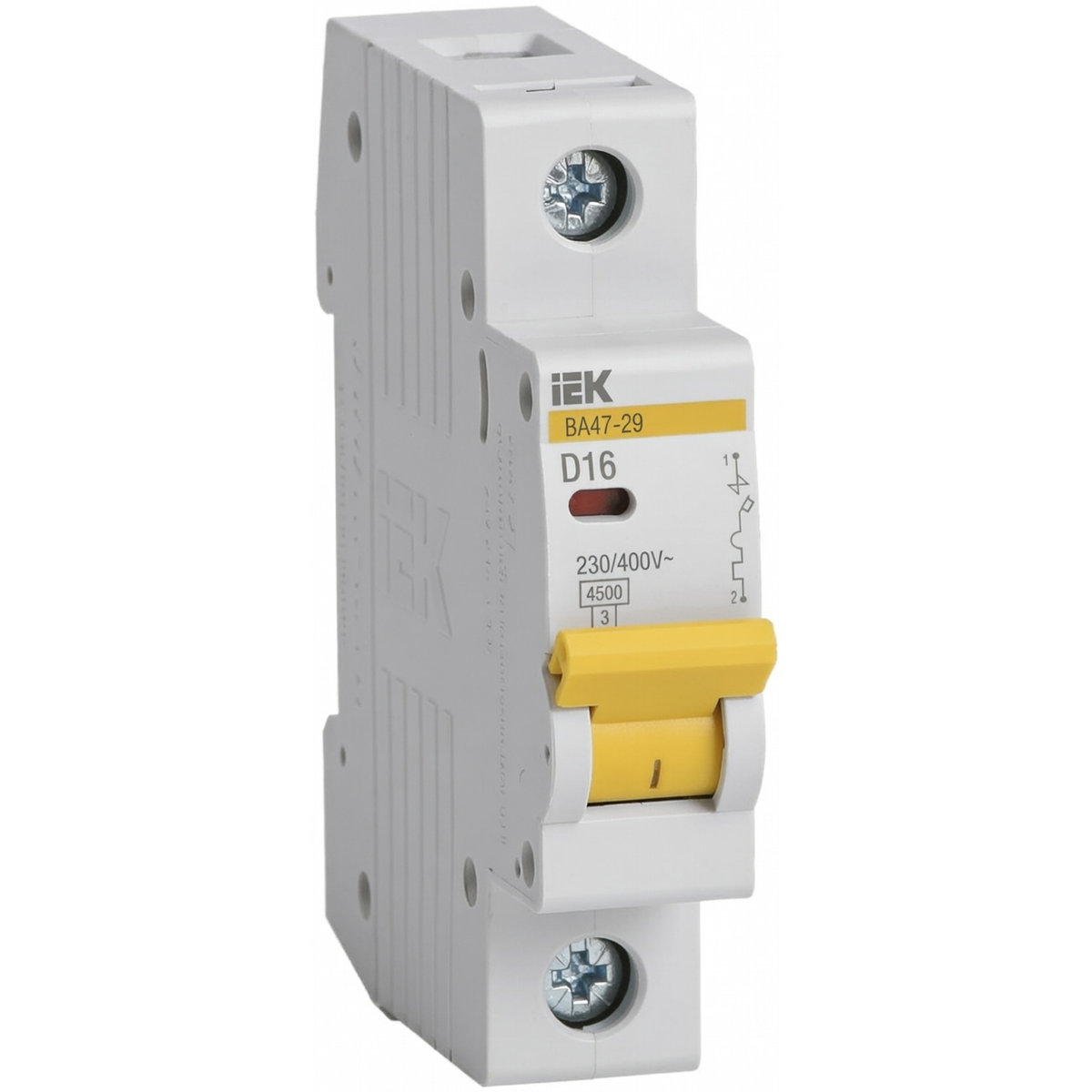 Автоматический выключатель 1P ВА47-29 16А D