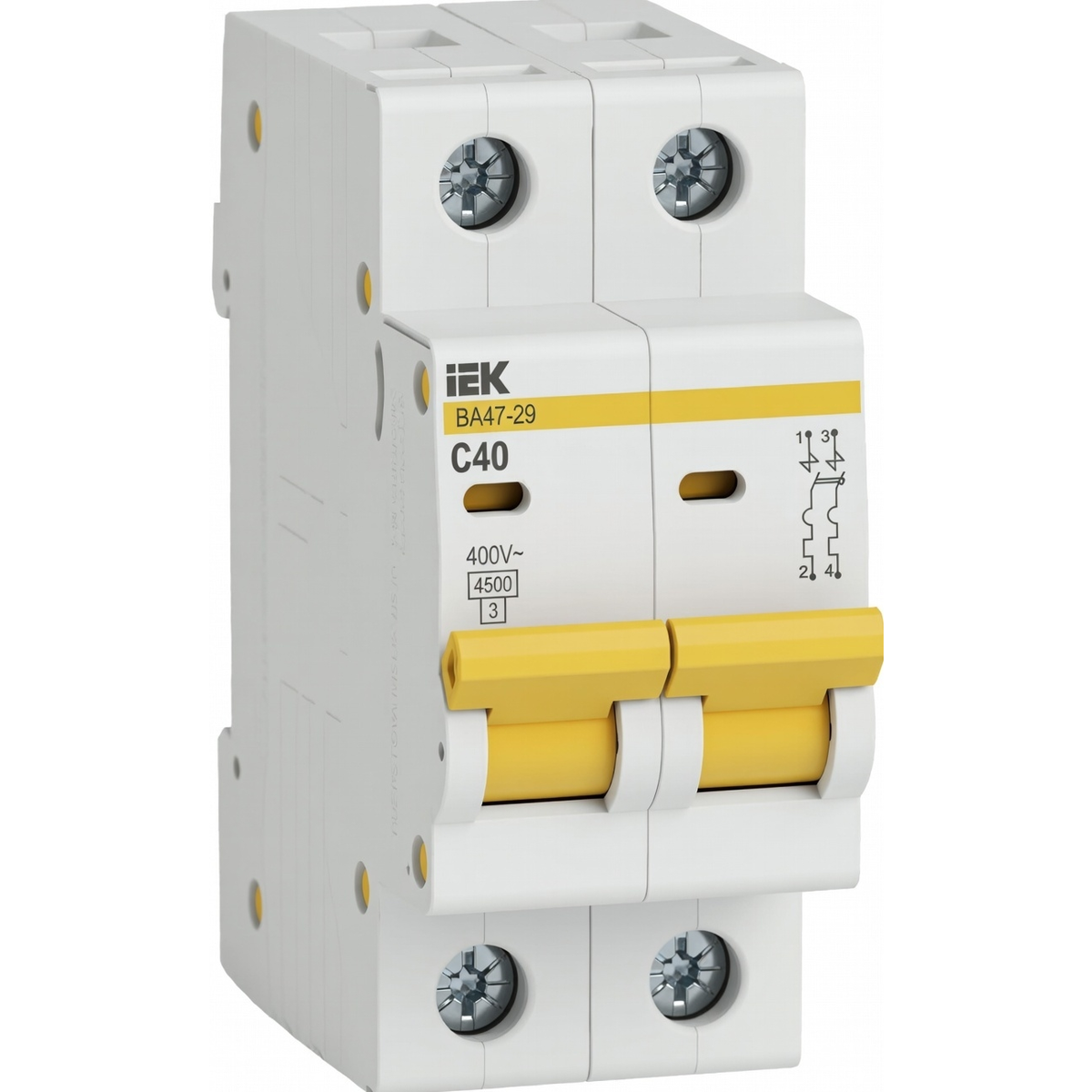 Автоматический выключатель 2Р ВА47-29 40 А