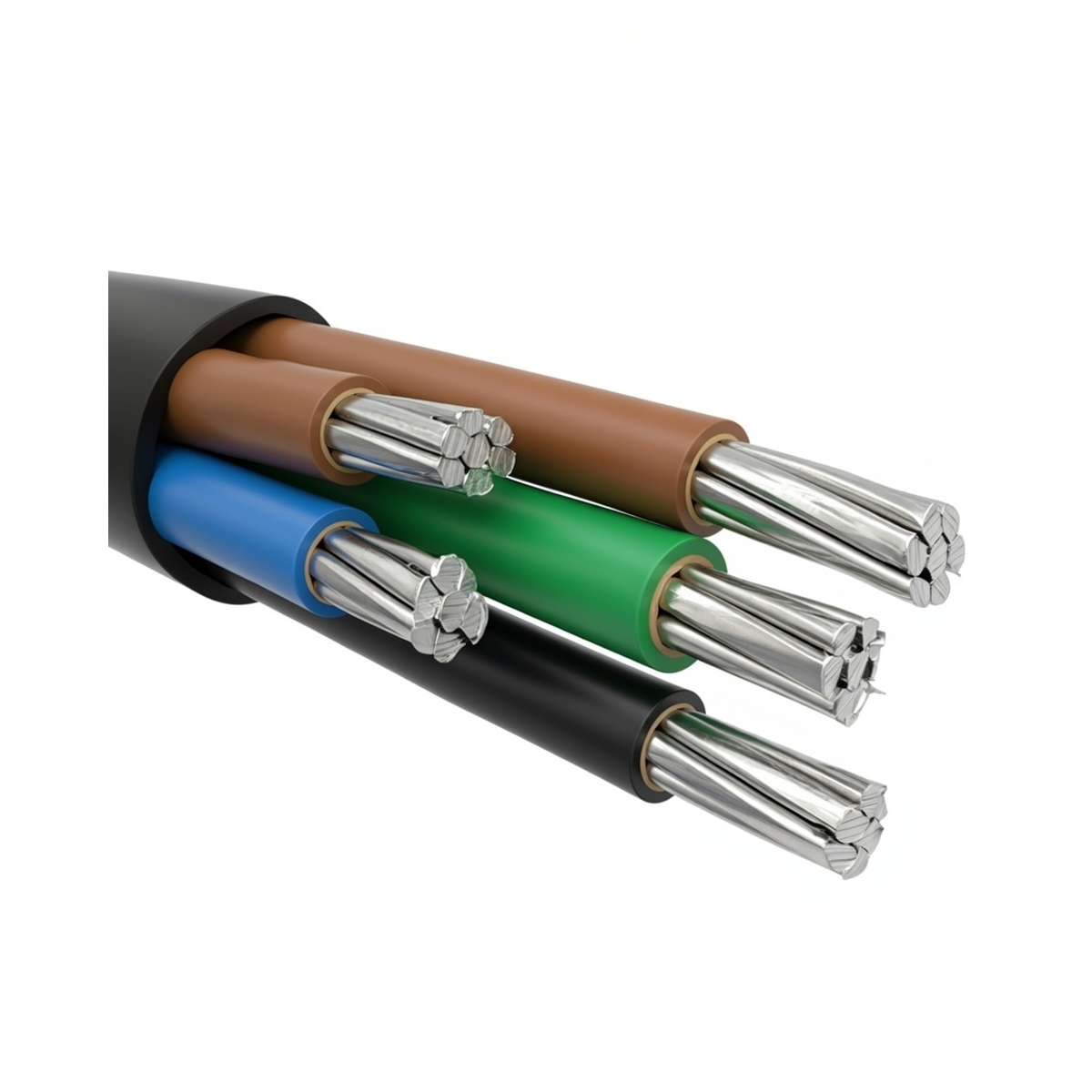 Кабель АВВГнг 5×25